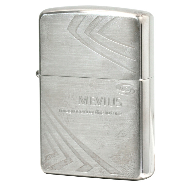 絶版/ヴィンテージ Zippo ジッポー 中古 2014年製造 タバコ銘柄 MEVIUS メビウス  [N]未使用・新品