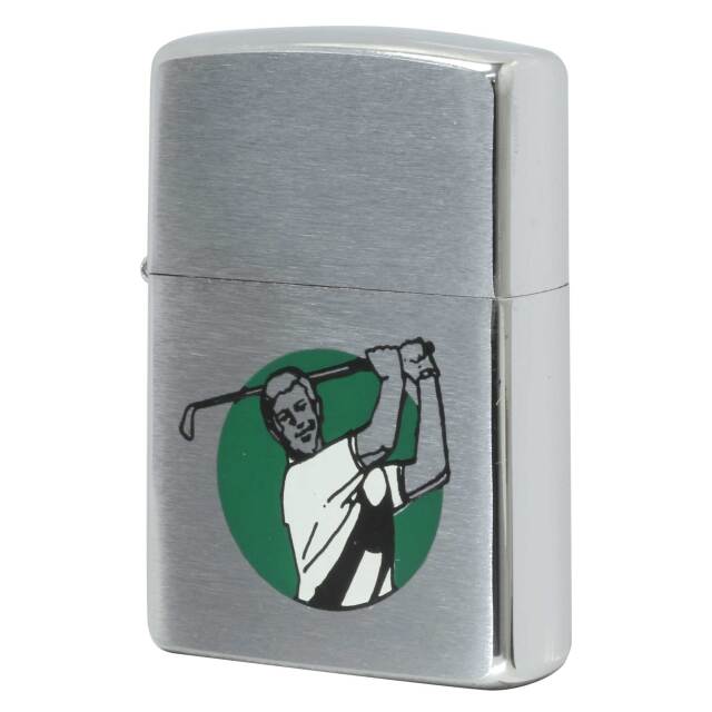 絶版/ヴィンテージ Zippo ジッポー 中古 1994年製造 カナダ製造 SPORT Series GOLFER スポーツシリーズ ゴルフ  [N]未使用・新品