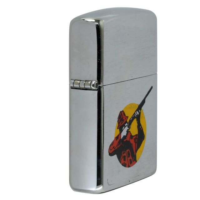 ZIPPO ジッポ ハンターと猟犬 1950年代 1960年代 超格安一点 ZIPPO ジッポ 1960年代 1950年代 ハンターと猟犬