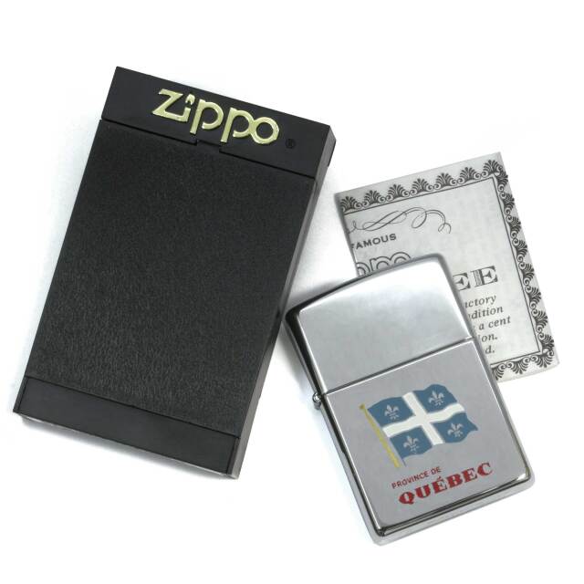 Zippo フルール・ド・リスライター 紋章シリーズ　カナダ(ケベック) 絶版/ヴィンテージ Zippo ジッポー 中古 1999年製造カナダ製造