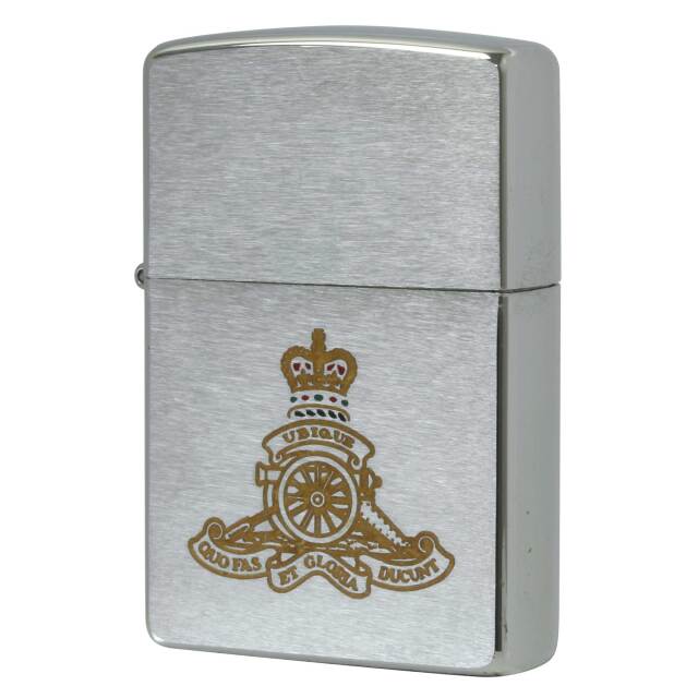 絶版/ヴィンテージ Zippo ジッポー 中古 1999年製造 カナダ製造 カナダ軍 ミリタリーシリーズ  Royal Regiment of Canadian Artillery 陸軍砲兵隊  [N]未使用・新品