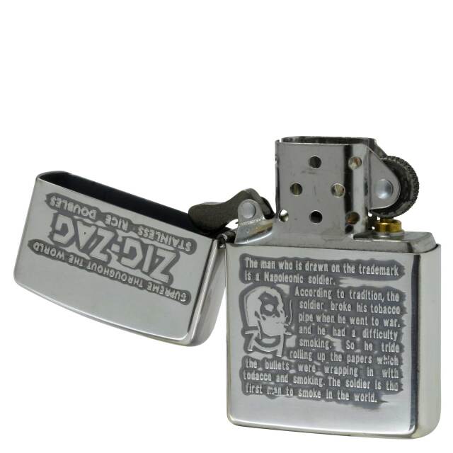絶版/ヴィンテージ Zippo ジッポー 中古 1994年製造ZIG-ZAG