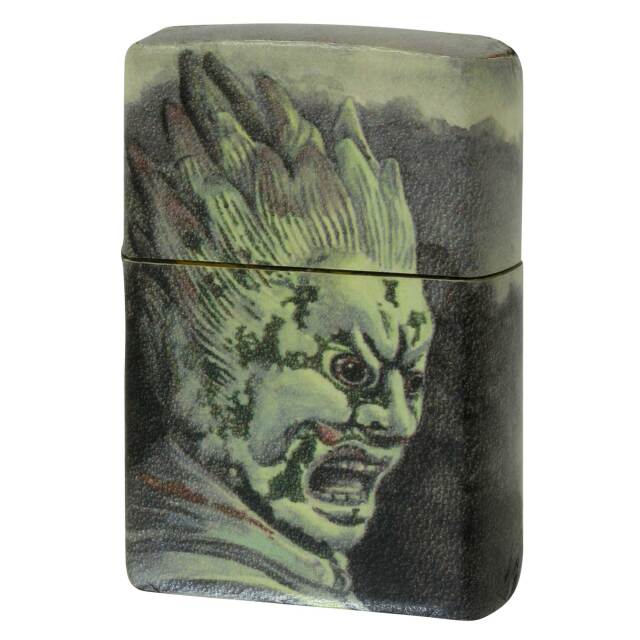 絶版/ヴィンテージ Zippo ジッポー 中古 2000年製造 十二神将立像 革巻き  [N]未使用・新品