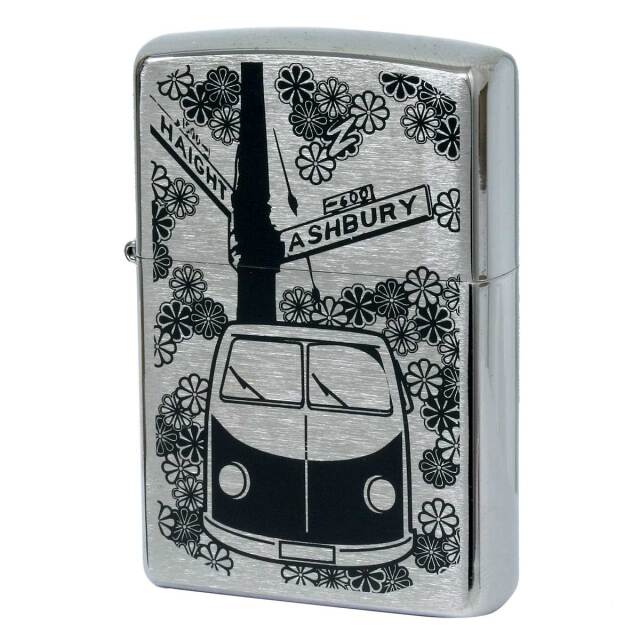 絶版/ヴィンテージ Zippo ジッポー 中古 2017年製造 カリフォルニア州 サンフランシスコ ヘイトアシュベリー  [A]使用感少なく状態が良い