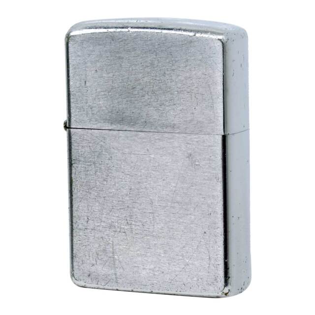 絶版/ヴィンテージ Zippo ジッポー 中古 1973年製造クロームサテーナ