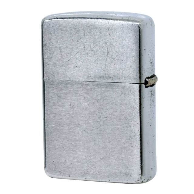 絶版/ヴィンテージ Zippo ジッポー 中古 1973年製造クロームサテーナ