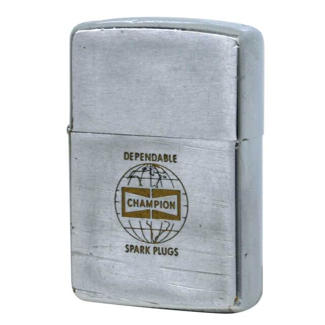 絶版/ヴィンテージ Zippo ジッポー 中古 1963年製造 DEPENDABLE SPARK PLUGS   [C]使用感あり傷汚れあり