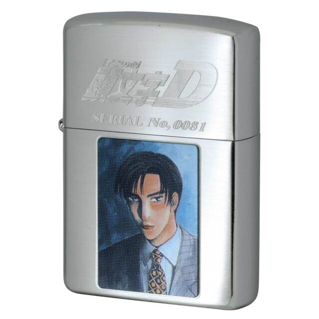 絶版/ヴィンテージ Zippo ジッポー 中古 2001年製造 頭文字D 高橋涼介 シリアルNo.0031  [S]ほぼ新品同様