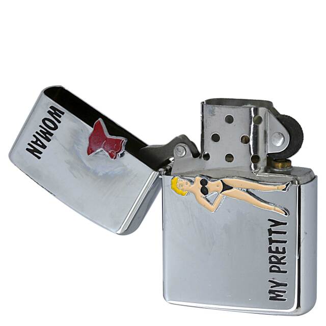 絶版/ヴィンテージ Zippo ジッポー 中古 1994年製造MY PRETTY WOMAN