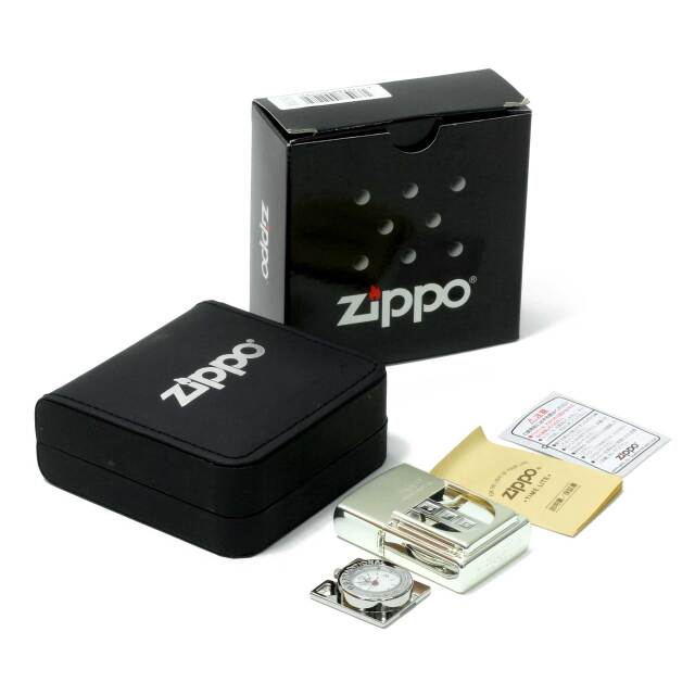 絶版/ヴィンテージ Zippo ジッポー 中古 2006年製造タイムライト TL