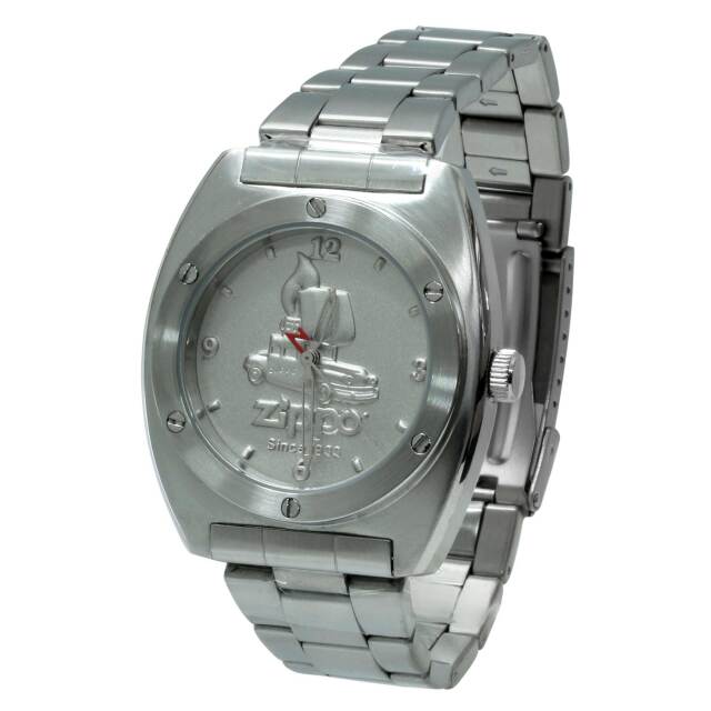 絶版/ヴィンテージ Zippo ジッポー 中古 10th Anniversary Watch Production ZIPPO BIS-2 腕時計のみ ZIPPO CAR  [N]未使用・新品