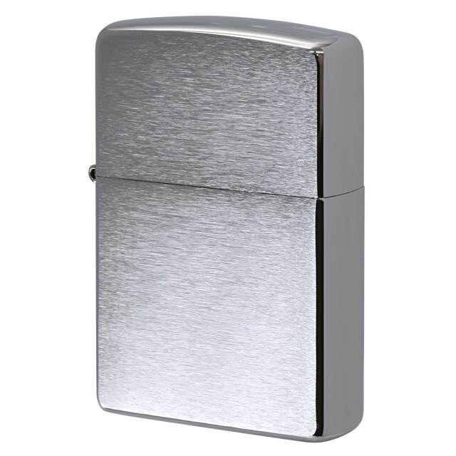 絶版/ヴィンテージ Zippo ジッポー 中古 2004年製造 No.200 ブラッシュドクローム つや消し キャンドボトム  [N]未使用・新品