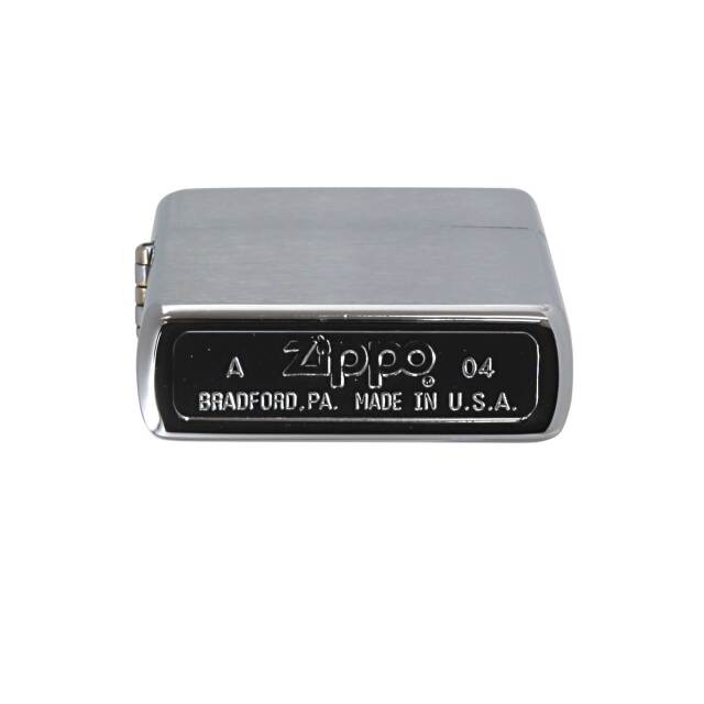 絶版/ヴィンテージ Zippo ジッポー 中古 2004年製造No.200 ブラッシュ