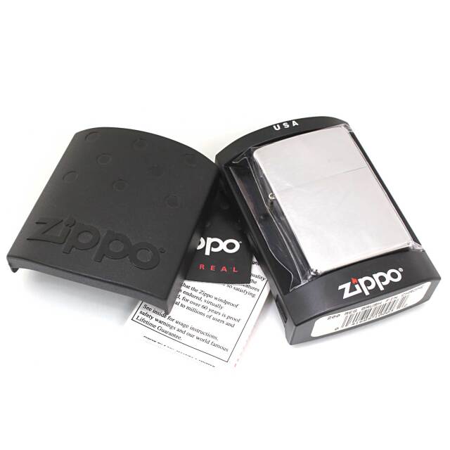 絶版/ヴィンテージ Zippo ジッポー 中古 2004年製造No.200 ブラッシュ