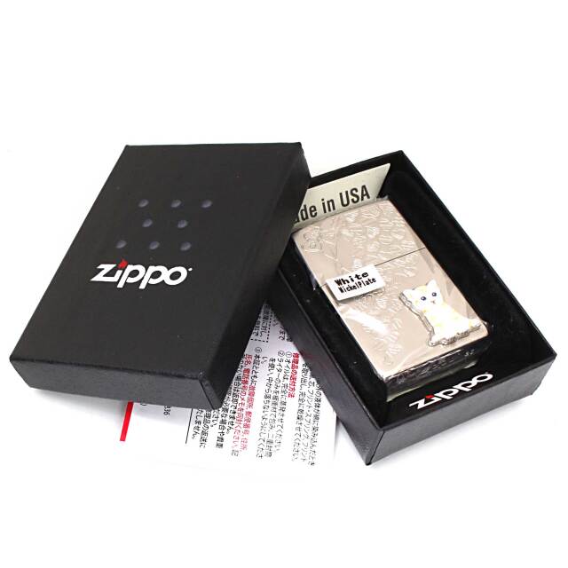 絶版/ヴィンテージ Zippo ジッポー 中古 2023年製造Kitten Hearts 子猫
