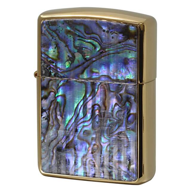 絶版/ヴィンテージ Zippo ジッポー 中古 2019年製造 ARMOR アーマー ポリカーボネート シェル チェック柄 ゴールドプレート B  [N]未使用・新品