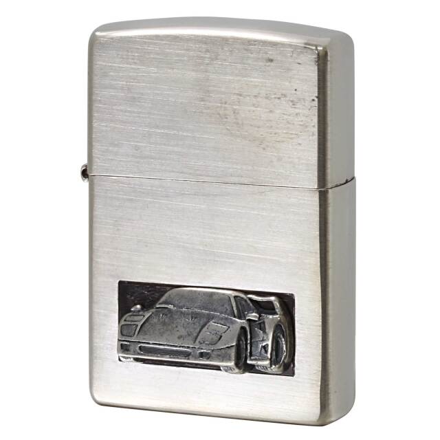 絶版/ヴィンテージ Zippo ジッポー 中古 2000年製造 F40 Car Metal 車 メタル  [S]ほぼ新品同様