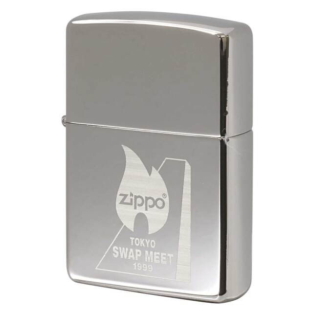 絶版/ヴィンテージ Zippo ジッポー 中古 1998年製造 限定300個 1999年 東京スワップミート Tokyo SWAP MEET Silver Plate No.118  [N]未使用・新品