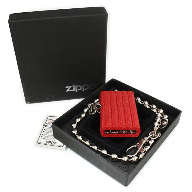 絶版/ヴィンテージ Zippo ジッポー 中古 2008年製造レッドストライプ