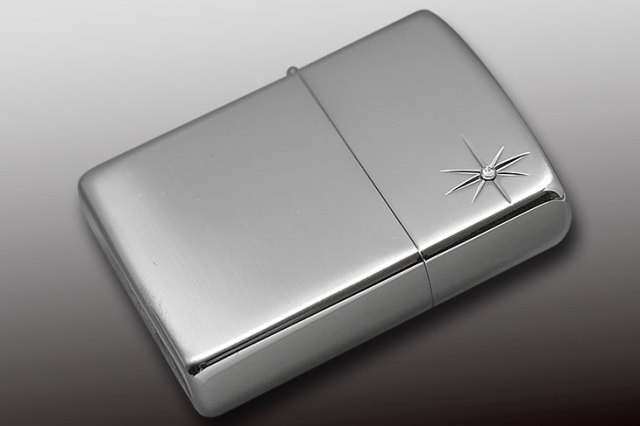 Zippo ジッポー Shiny Cross Cut S プラチナヘアライン｜Zippo専門店