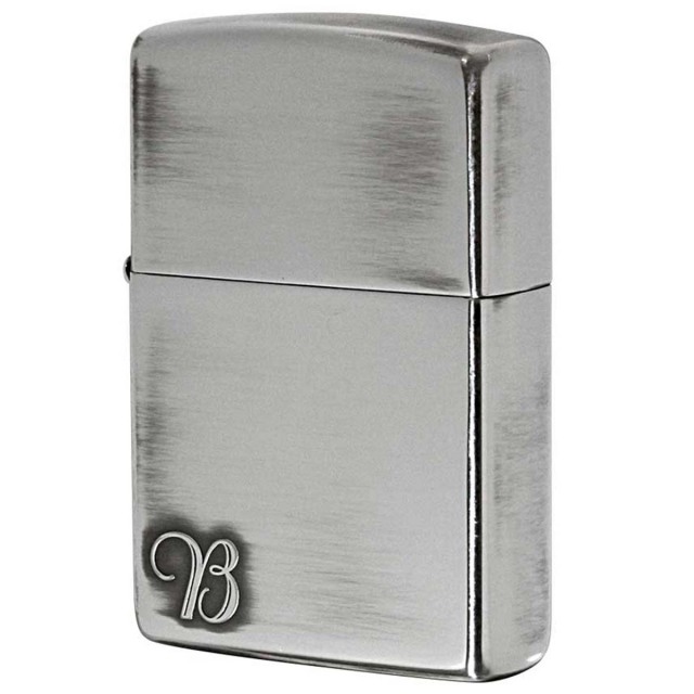 Zippo ジッポー アルファベット イニシャル The alphabet B シルバーいぶし 80010 メール便可