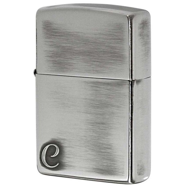 Zippo ジッポー アルファベット イニシャル The alphabet C シルバーいぶし 80011 メール便可