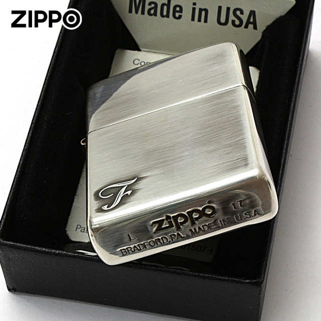 Zippo ジッポー アルファベット イニシャル The alphabet F