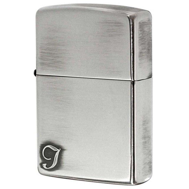 Zippo ジッポー アルファベット イニシャル The alphabet I シルバーいぶし 80017 メール便可