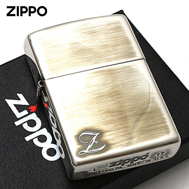 Zippo ジッポー アルファベット イニシャル The alphabet Z シルバー