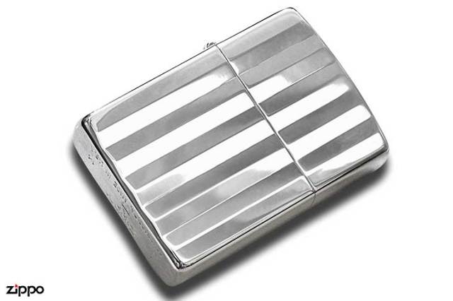その他 Zippo 1965 Slim Chrome Zippo Lighter Flat Bottom No Date Code Archway