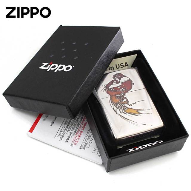 Zippo ジッポー 天野喜孝 Amano Yoshitaka F8-082 銀メッキいぶし