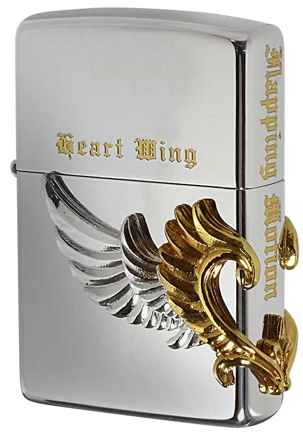 Zippo ジッポー Heart Wing ハートウイング G&S 2-17a メール便可