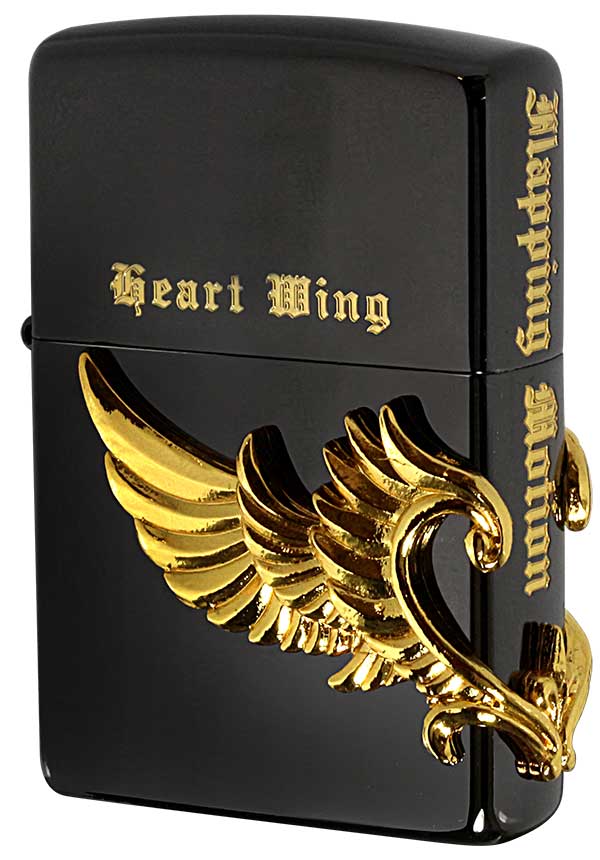 Zippo ジッポー Heart Wing ハートウイング BK 2-17b メール便可