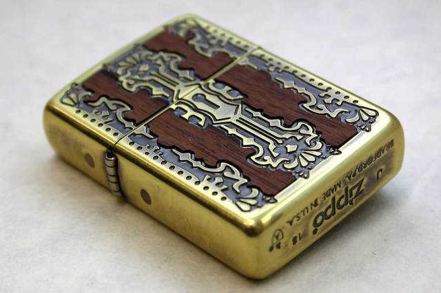Zippo ジッポー Keyhole Wood Inlay キーホールウッドインレイ