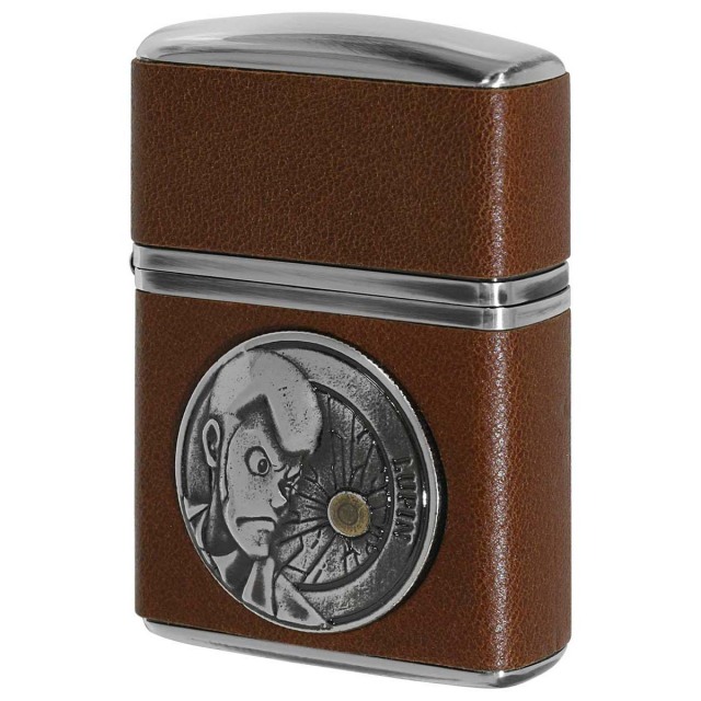 Zippo ジッポー ルパン三世 アニメ キャラ 革巻き 牛革 ヴィンテージ・スタイル LUPIN THE THIRD Vintage Style ルパン オフィシャルライセンス品 80202