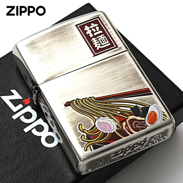 Zippo ジッポー 和柄 ラーメン JAPANESE STYLE 2020 銀メッキ