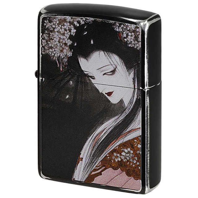 Zippo ジッポー 天野喜孝 櫻姫 Amano Yoshitaka ブラックメッキ 80215