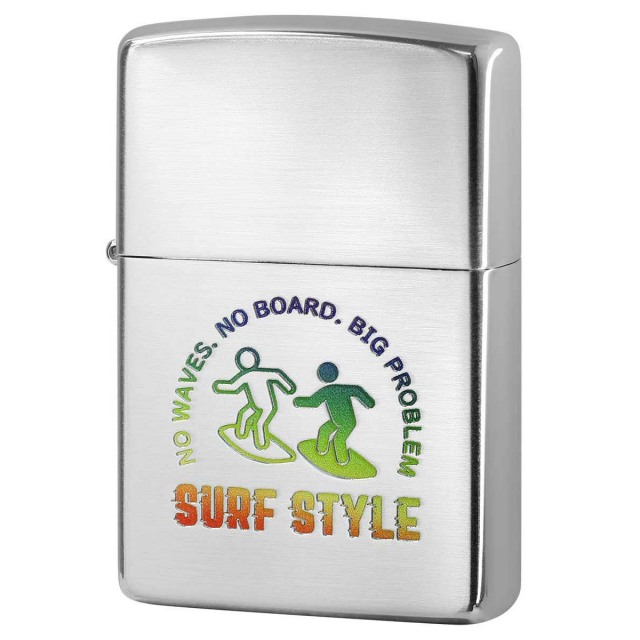 Zippo ジッポー サーフィン ピクトグラム Surfing Pictogram つや消し サテーナ 80061 メール便可