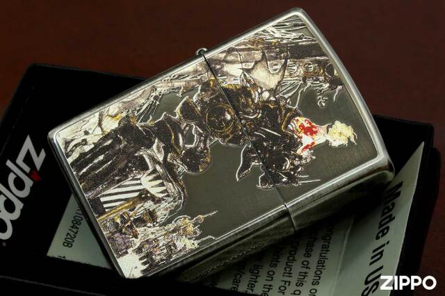 zippo メビウス 10周年記念 限定品 富士山 ブルー 両面加工 希少