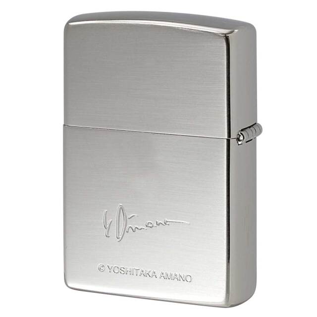 Zippo ジッポー 天野喜孝 Amano Yoshitaka 葵の上 源氏物語 銀メッキ