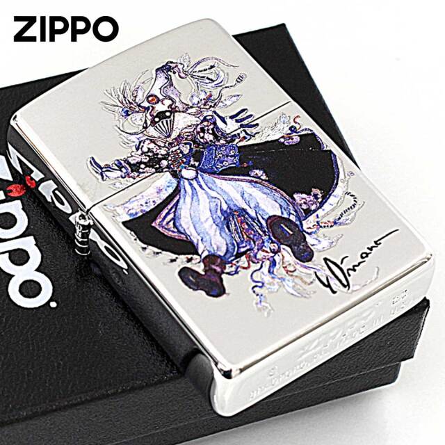 Zippo ジッポー 天野喜孝 Amano Yoshitaka 魔道士 銀メッキ