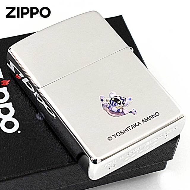 Zippo ジッポー 天野喜孝 Amano Yoshitaka 魔道士 銀メッキ