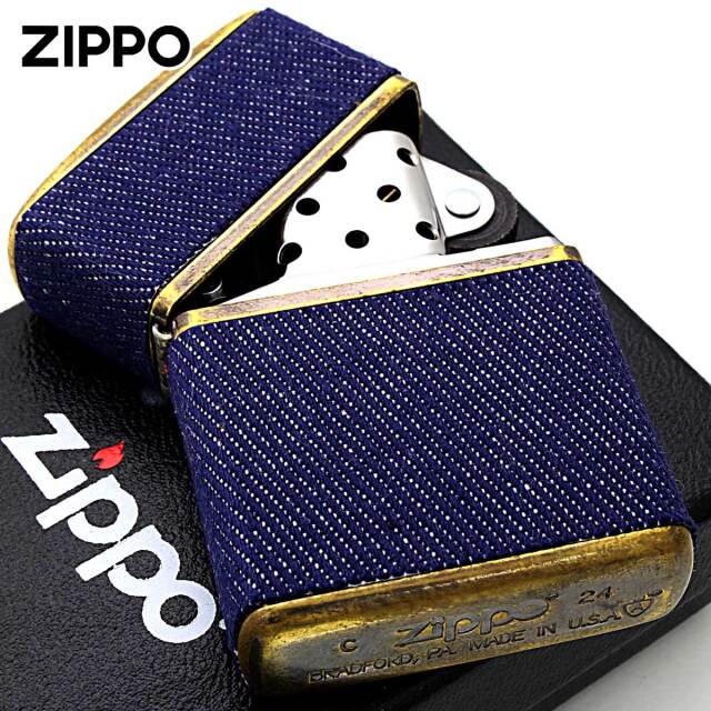 Zippo ジッポー ARMOR アーマー デニム巻き 真鍮バレル 80091｜Zippo