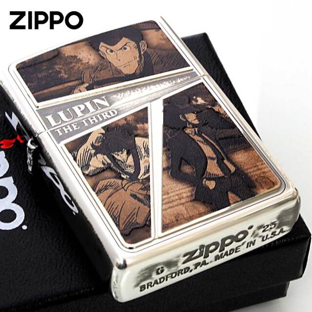 Zippo ジッポー ルパン三世 アニメ キャラ セピアフレーム