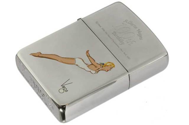 Zippo ジッポー 絶版・1996年製造 Windy Alberto Vargas Girl 100th Birthday D