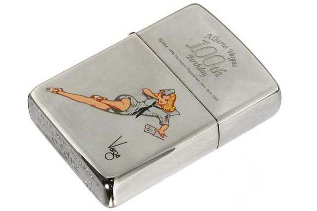 Zippo ジッポー 絶版・1996年製造 Windy Alberto Vargas Girl 100th 