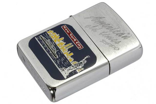 Zippo ジッポー 絶版・1996年製造 American old times New York City メール便可