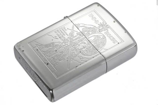 Zippo ジッポー 絶版・1994年製造 Post card USA BONDS メール便可