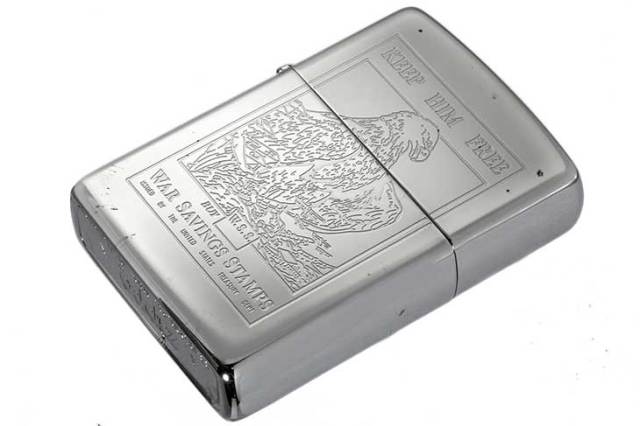 Zippo ジッポー 絶版・1994年製造 Post card WAR SAVINGS STAMPS メール便可