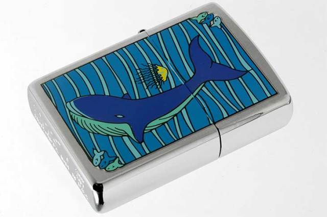 Zippo ジッポー 絶版・2000年製造 くじら クラゲ B メール便可